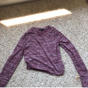 Purple marbled long sleeve